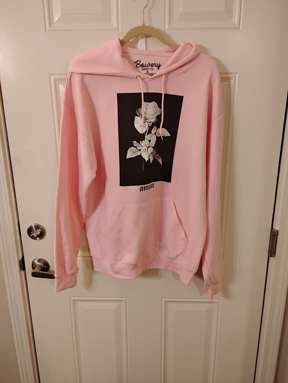 Pink Graphic Hoodie Sweater New Bowery Supply Company